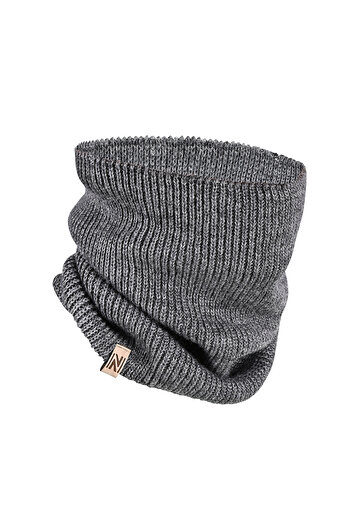 NORFOLK Dover 70% Merino Wool Thermal Neck Warmer Gray