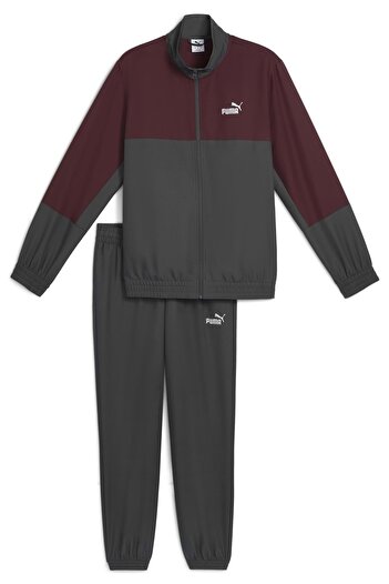 Puma Woven Colorblock Tracksuit 688173 Men's Casual Tracksuit Set Gray