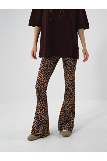 Xint Kadın Camel Esnek Dokulu Slim Fit Pantolon