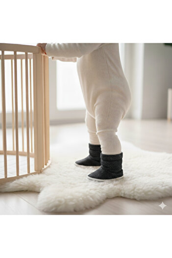Babexi First Step Winter Booties |   Non-Slip Sole Newborn Baby Shoes (Put on and Take Off)