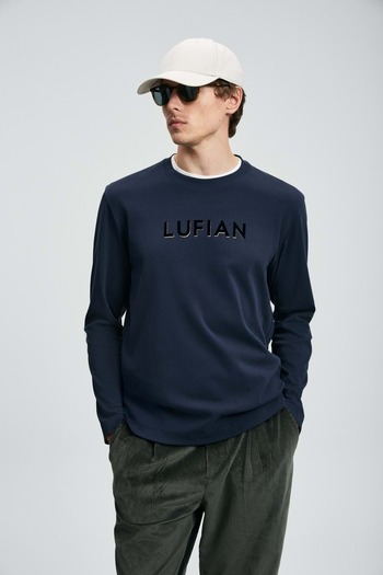 Lufian 112020057 Сара Чоловічий світшот СИНІЙ