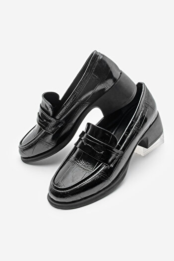 Marjin Дамски мокасини с нисък ток Nufit Black