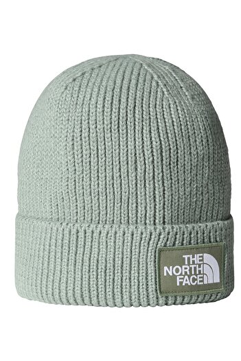 THE NORTH FACE Шапка з відворотом Tnf Logo Box Bere NF0A8CHED5M1 Зелена