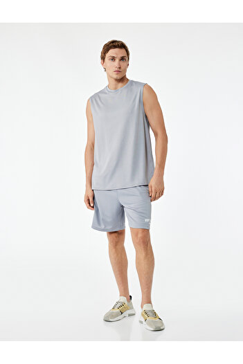 Koton Comfortable Fit Sleeveless Basic Crew Neck Sports Tank Top