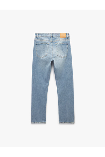 Koton Normal Bel Straight Fit Jean Pantolon - Mark Jean