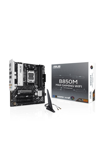 ASUS Prime B850M MAX GAMING WIFI AMD B850 AM5 Soket DDR5 8000+(OC)MHz mATX Gaming (Oyuncu) Anakart