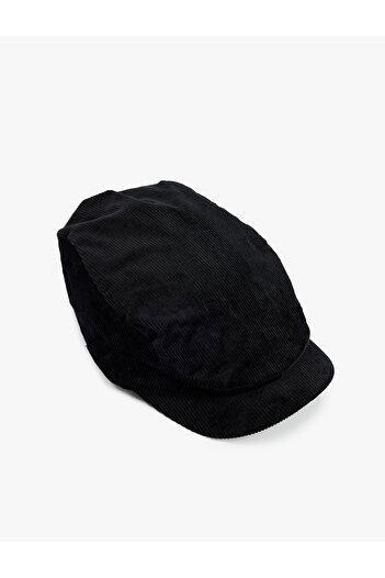 Koton Cotton Corduroy Cap Hat