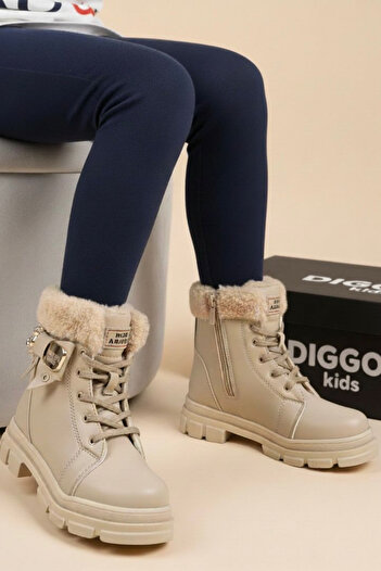 DİGGO KİDS Unisex βελούδινα ανθεκτικά παιδικά μποτάκια