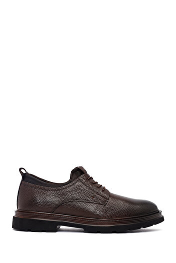 Derimod Men's Brown Lace-Up Leather Casual Shoes 25Wfd7508Ft