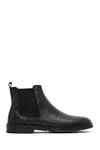Derimod Men's Black Leather Chelsea Boots 25Wfd7543Ft