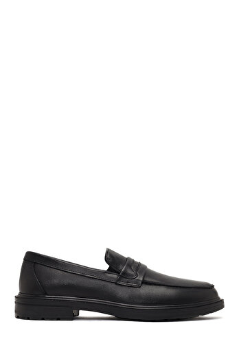 Derimod Men's Black Leather Casual Loafer 25Wfd710318
