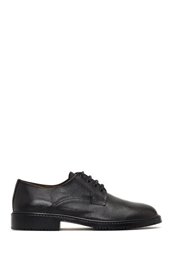 Derimod Men's Black Lace-Up Leather Casual Shoes 25Wfd601518