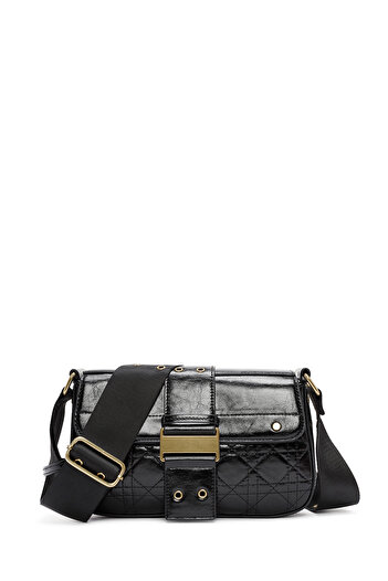 Derimod Women's Black Long Strap Shoulder Bag 25Wbd271618