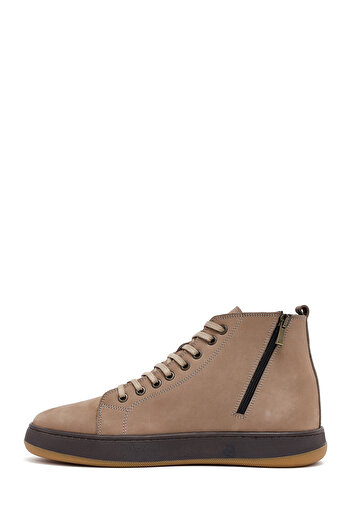 Derimod Ανδρικές αθλητικές μπότες από δέρμα Nubuck με κορδόνια με φερμουάρ 25WFD6609V3