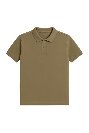 COMBİNE MİCHAİL Чоловіча футболка Slim Fit з коміром-поло, 5 шт., хакі-сірий-чорний-білий-індиго