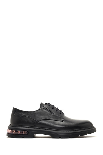 Derimod Men's Black Lace-Up Leather Casual Shoes 25Wfd632518