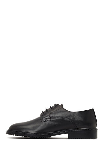 Derimod Men's Black Lace-Up Leather Casual Shoes 25Wfd601518