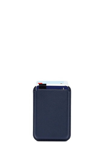 Derimod Men's Navy Blue Leather Wallet 000A2D361518