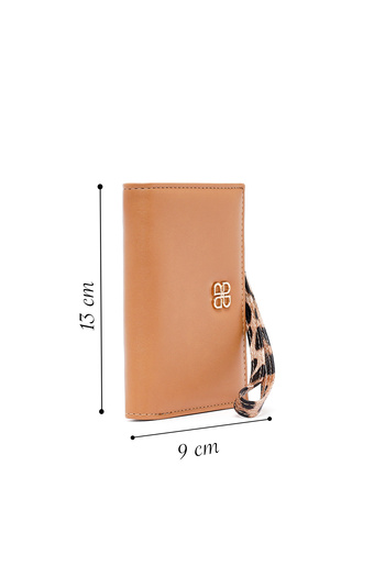 Derimod Women's Tan Leopard Wallet 000A2D563214