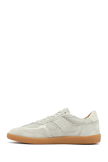 Derimod Women's Beige Lace-Up Suede Leather Sneaker, Winter Sports Shoes 25Afd370810