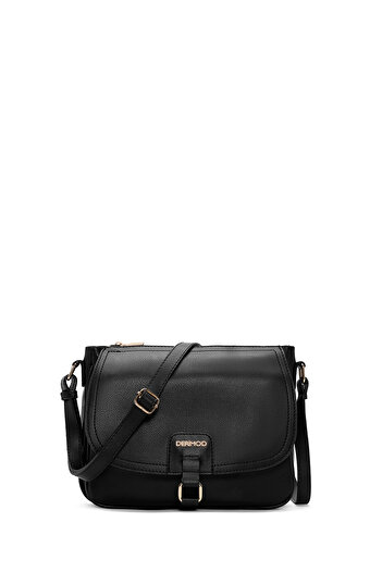 Derimod Women's Black Long Strap Crossbody Bag 25Abd200118