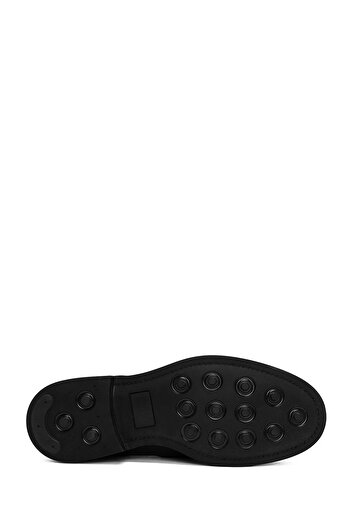 Derimod Erkek Siyah Deri Klasik Loafer, Kışlık Ayakkabı 25WFD750518