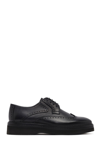 Derimod Men's Black Lace-Up Leather Casual Shoes 25Wfd602914