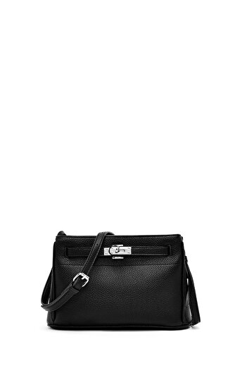 Derimod Women's Black Long Strap Crossbody Bag 25Abd2437Ft