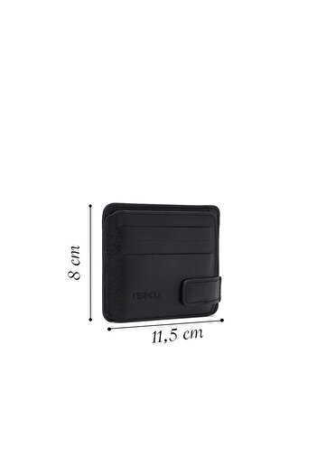 Derimod Men's Black Leather Wallet 000A2D3144Cv