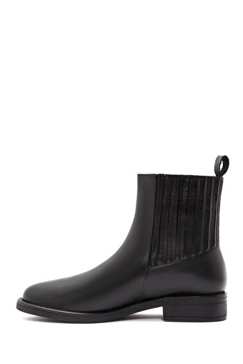 Derimod Women's Black Leather Chelsea Boots 25Afd160118
