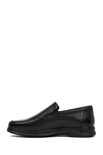 Derimod Men's Black Leather Casual Loafer, Winter Shoes 25Wfd676218