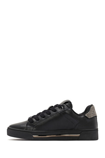 Derimod Women's Black Lace-Up Stone Sneaker, Winter Sports Shoes 25Afd430318