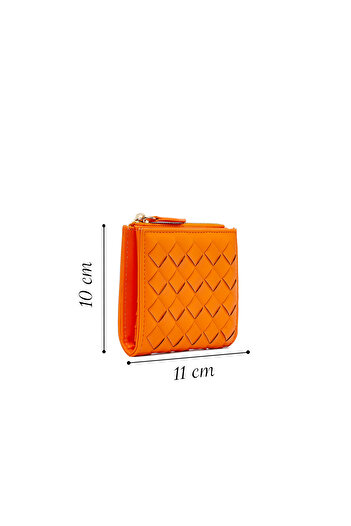 Derimod Women's Orange Knitted Wallet 000A2D550429