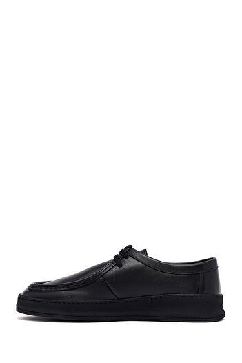 Derimod Men's Black Leather Casual Shoes 25Wfd633518
