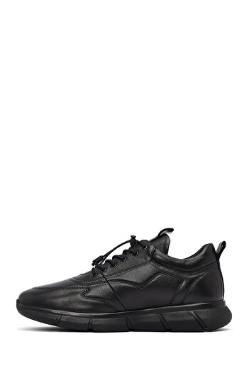 Derimod Men's Black Lace-Up Leather Casual Shoes 25Wfd640318