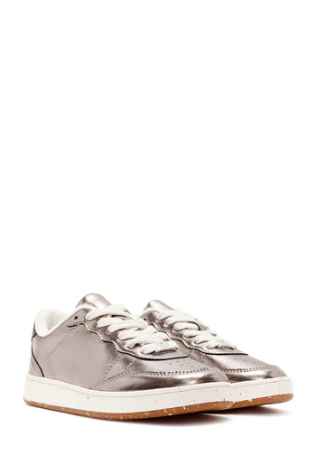 Derimod ACBC x Derimod Kadın Bronz Bağcıklı Metalik Sneaker 24WFD435232