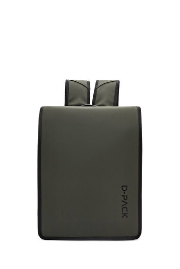 Derimod Σακίδιο πλάτης D-Pack Unisex Πράσινο υφασμάτινο 24WBD30156F