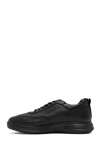 Derimod Men's Black Lace-Up Leather Casual Sneaker 24Wfd 676914