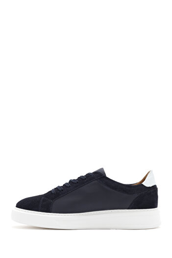 Derimod Erkek Lacivert Bağcıklı Deri Sneaker 25SFD613014