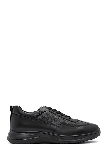 Derimod Men's Black Lace-Up Leather Casual Sneaker 24Wfd 676914