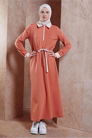 Alvina Tracksuit Dress 44753 - Lace-Up Design
