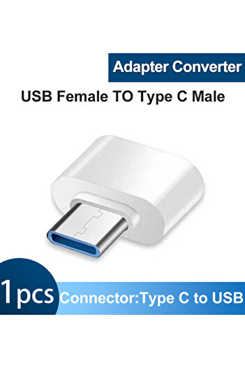 Choice 1 قطعة محول أبيض من النوع C إلى USB 3.0 USB-C 3.1 ذكر OTG موصل بيانات أنثى لأجهزة النوع C