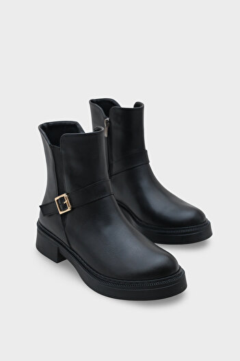 Capone Outfitters Γυναικείες μπότες Daria με φερμουάρ στο πλάι και ελαστική πόρπη