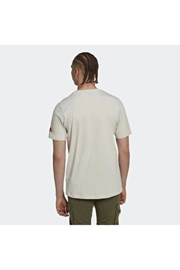 adidas Ανδρικό κοντομάνικο μπλουζάκι Oe Tee Beige
