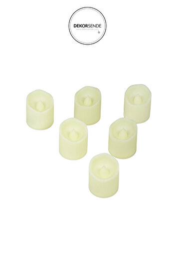 Dekorsende Pilli Kütük Mum 1 Adet 4 cm