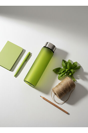 Blissra 550 ml Matte Glass Water Bottle – Colored Translucent Glass Flask