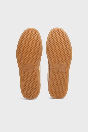 Tommy Hilfiger Kadın Bej Greenwich Süet Sneaker