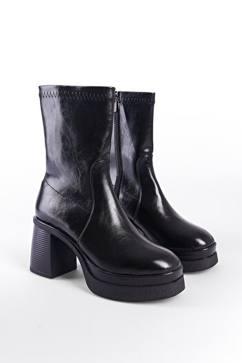 Capone Outfitters Γυναικείες μπότες με στρογγυλό τακούνι