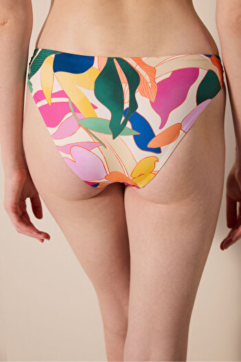 Penti Magnolia Multicolor Bikini Bottom with Side Detail