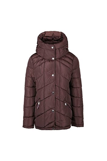 Tommy Hilfiger Women's Coat Tw2Mp915-Brn